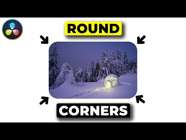 How you Add ROUND CORNERS to VIDEO or OBJECTS in Davinci Resolve 18