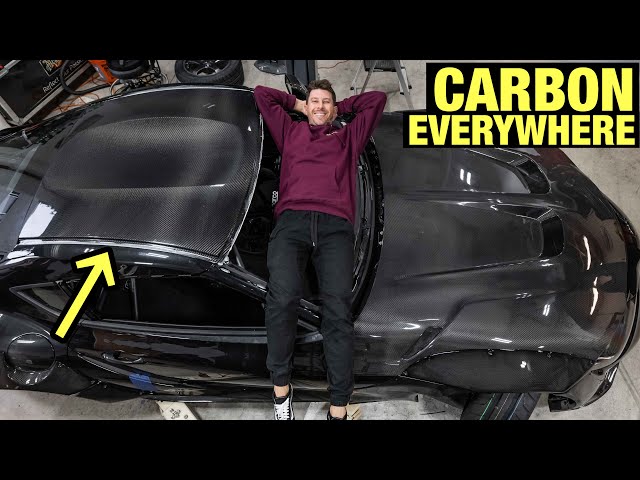 Building a Carbon Fiber A90 Supra! [Roof Install]