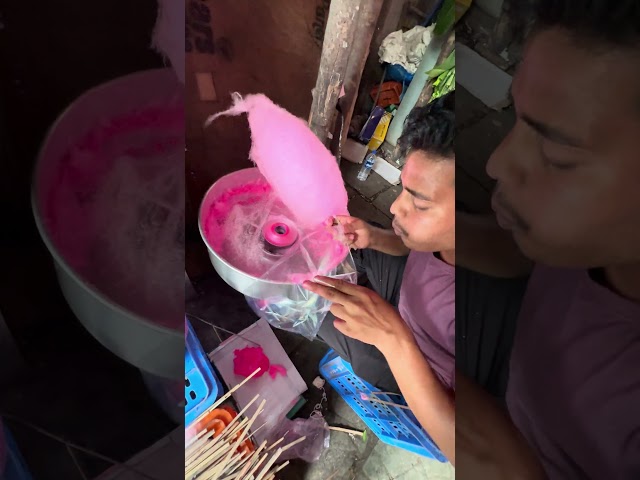 Cotton candy making election machine #cottoncandy #mithai #shorts #trending