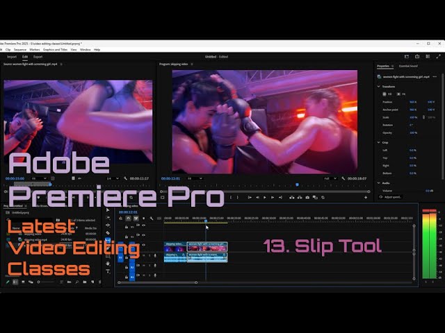 #Adobe Premiere pro #Slip tool #editing #graphics #audio & video editing