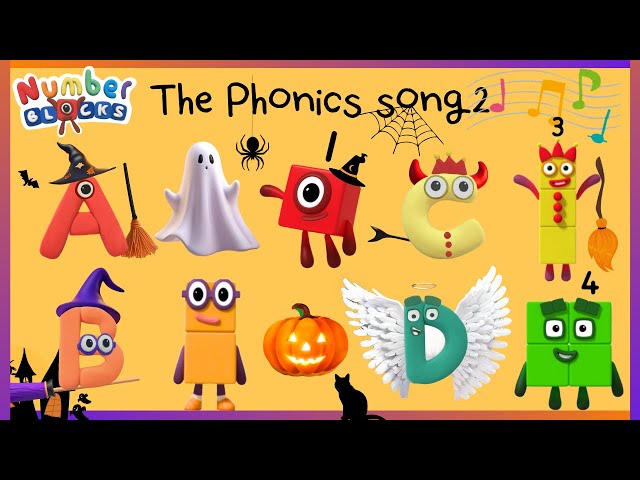 [파닉스송] Numberblocks Phonics Song 2 | 넘버블럭스와 ABC 노래하기 | Learn to Count | Sing-along