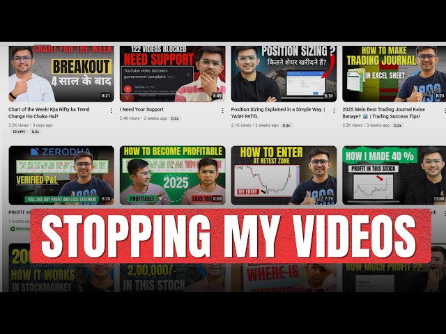 STOPPING MY VIDEOS. | YASH PATEL.