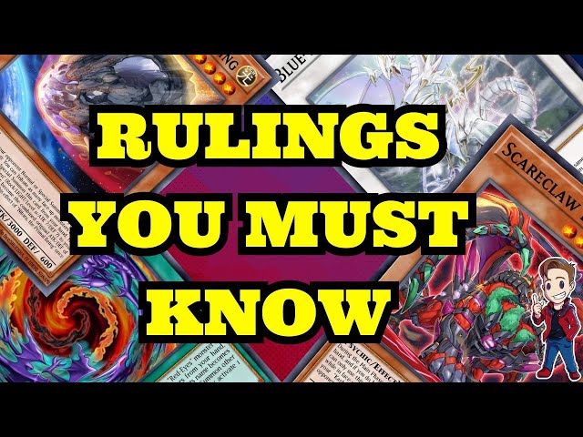 *NEW* YU-GI-OH! RULINGS YOU NEED TO KNOW