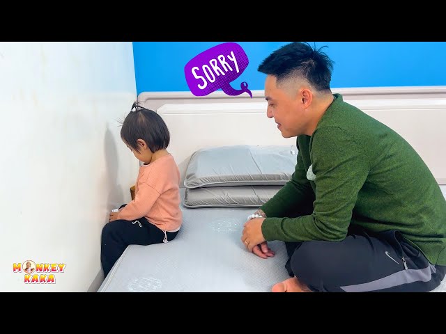 Kaka's Family: Diem is so cute when she looks angry with her father