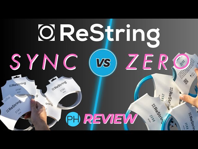 REVIEW: RESTRING ZERO v SYNC | Tennis String Review | Comparison