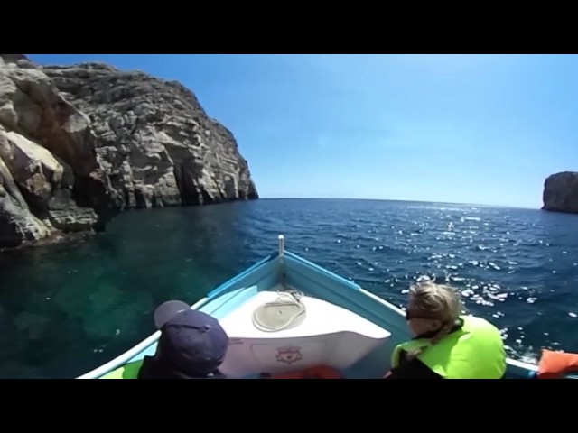 The Blue Grotto caves, Malta (360 SurroundVision)