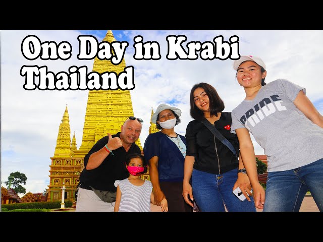 Krabi Thailand: One Day in Krabi. A Great Restaurant, Amazing Temple & Thai Food Market. Krabi Guide