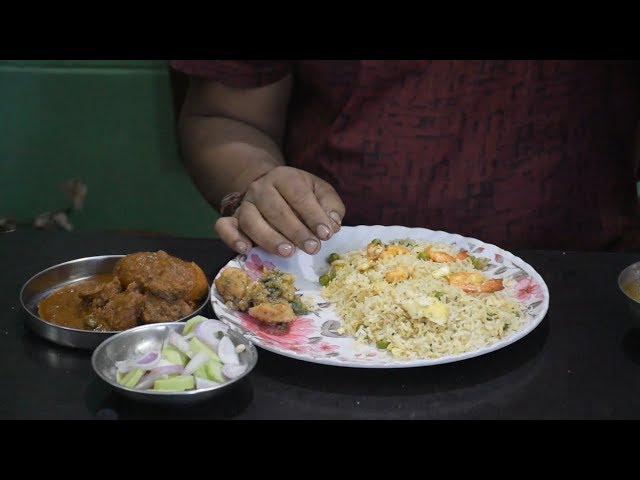 Indian Lunch Eating Show with Sounds - Bengali Foodlover