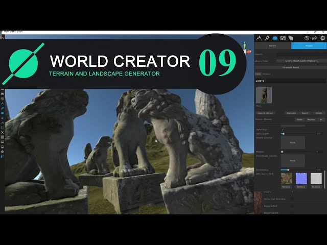 World Creator 2. Area Tool and import Quixel Megascans.