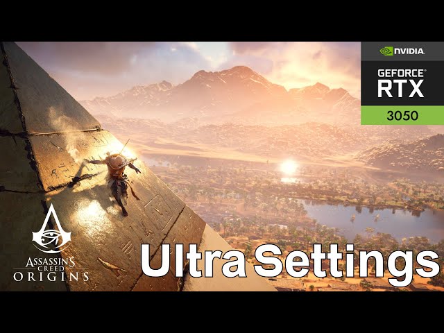 Assassin's Creed: Origins | Ryzen 7 6800H RTX 3050 4GB | Max Settings