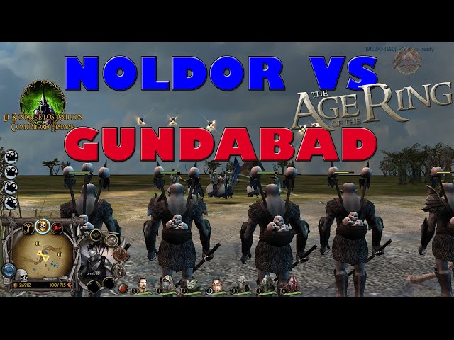 Age of the Ring mod 7.2   "BOLG´S BODY GUARDS VS NOLDORS WARRIOS"