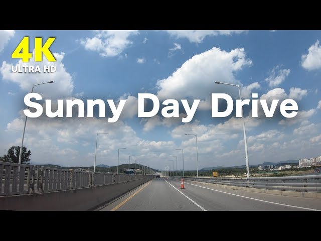 4K Sunny Day Drive in South Korea