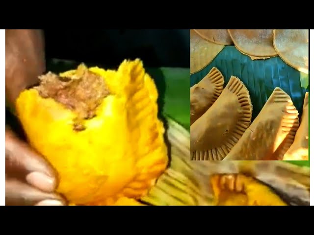 How We Bake Jamaican Beef Patties In Banana Leaves/Hardboiled Eggfry/Pilao Asmr:Our Experience#Viral