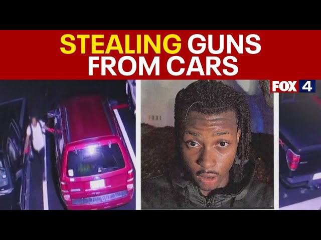 Trackdown: Help find Tarrant County car burglars who stole guns from vehicles