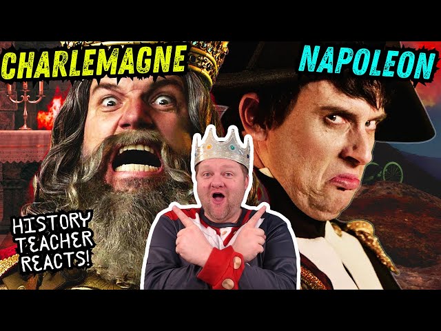 Napoleon vs Charlemagne | Epic Rap Battles of History | History Teacher Reacts