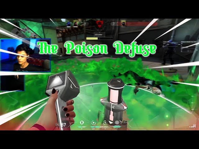 The Poison Defuse|| Valorant highlights