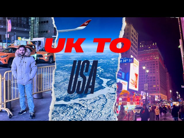 UK 🇬🇧 to USA 🇺🇸 Travel Vlog | Journey Begins with Fun & Laughter | Pakistani in USA 🇵🇰