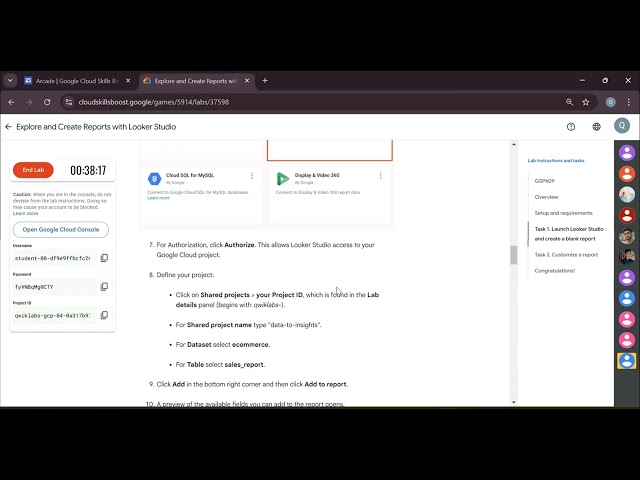 Explore and Create Reports with Looker Studio #GSP409 #looker #qwiklabs #arcade #gcp solution ☁️🚀
