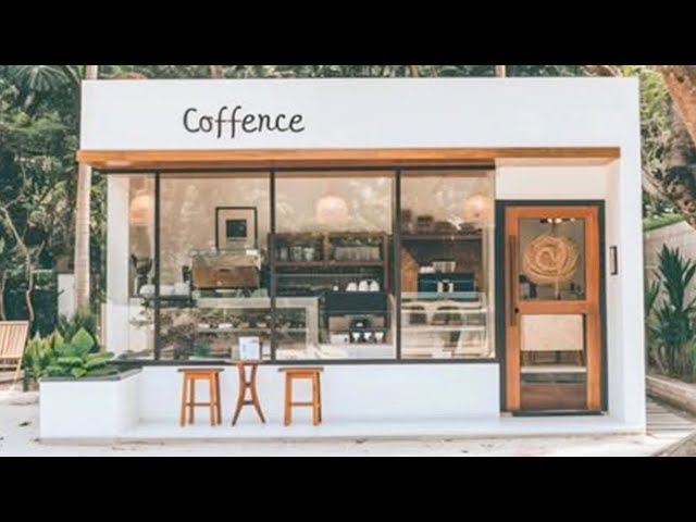 100+ Minimalist Cafe & Coffee Shop Design Ideas, Small Coffee Shop Budget Concept Design #530