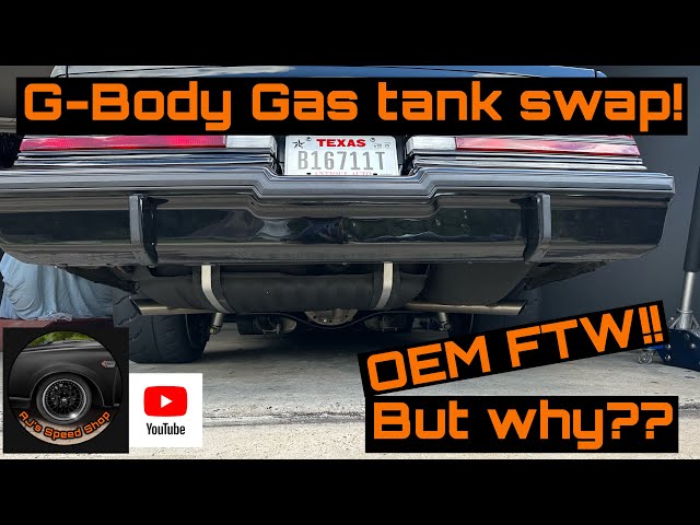 Buick Grand National Gas tank swap for BETTER performance.