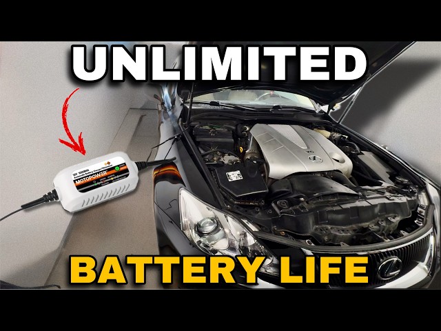 How To Keep Your Car Battery ALIVE During Long-Term Storage? | Winter Storage?