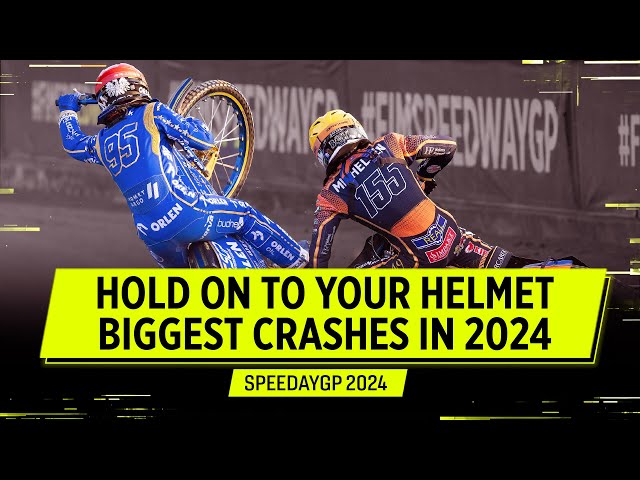 The BIGGEST CRASHES of 2024 💥 | FIM Speedway Grand Prix