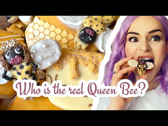 How To Decorate The REAL Queen Bee Cookie 🐝🐝 || SATISFYING COOKIE DECORATING || Sprinkle Time