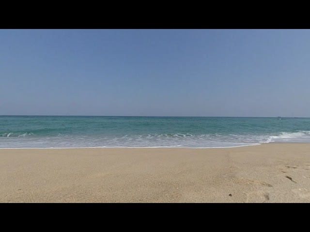 강릉 경포대 해변 겨울바다 파도소리 한국여행 3D Gangneung Gyeongpodae Beach Winter Sea Wave Sound Korea Travel 3D