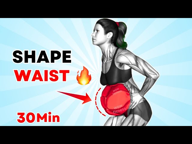 ➜ No More Hanging Belly ➜ 30-Min Standing Workout to Burn Fat and Shape Your Waistline