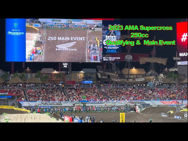 FULL RACE HD: 2023 AMA Supercross 250cc Tampa Monster Energy  and Qualifying