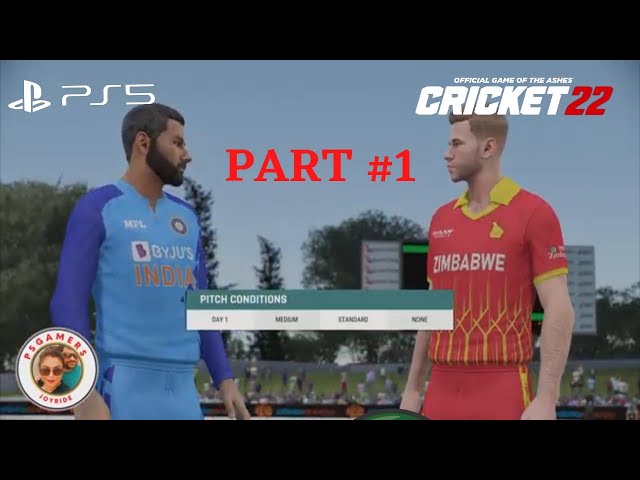 India VS Zimbabwe- T20 World Cup 2022 - Cricket 2022 - Part 1 - PlayStation 5🏏