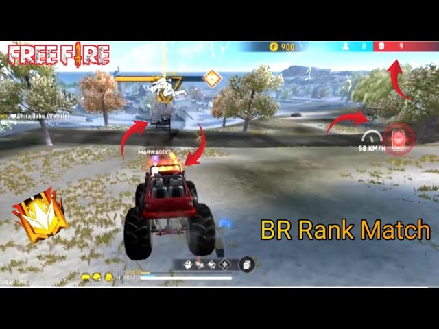 Garena Free Fire BR Rank Match Game Play Badge99 Fan Mar Wadi Bhai 🇮🇳