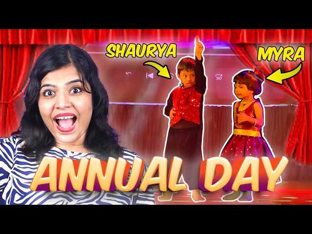 Shaurya and Myra’s First Annual Day Performances! 🌟🎭