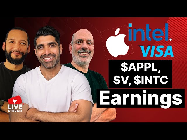 Apple, Intel & Visa Live Earnings Coverage!