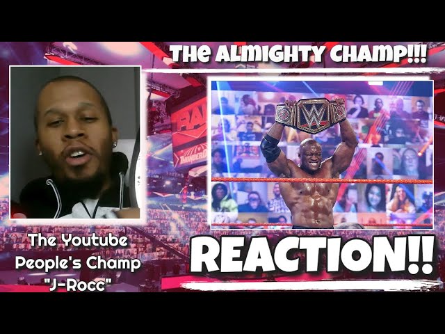 Bobby Lashley Wins WWE Championship Reaction