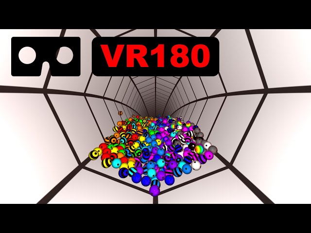 [VR180] Escape from Me 3 - Survival Marble Race in Unity