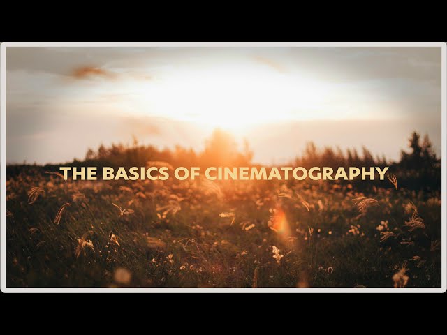 The Basics of Cinematography - Filmmaking for Beginners