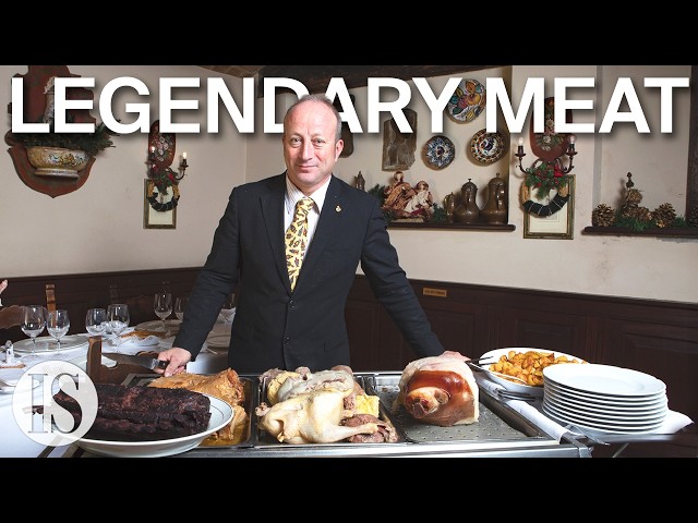 The Legendary Boiled and Roasted Meat Trolley in the Oldest Michelin Restaurant in Italy