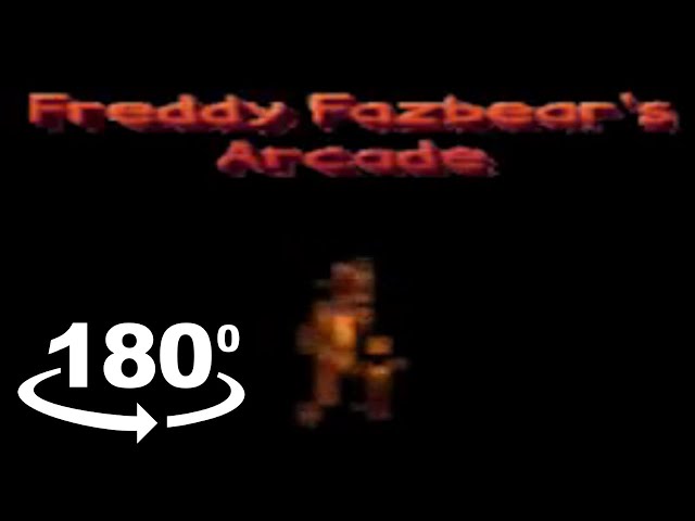 180° freddy fazbear's arcade: pizza collector 3000 PS1 gameplay (found footage)