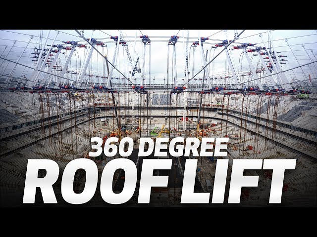 360° ROOF LIFT l SPURS NEW STADIUM 🏟