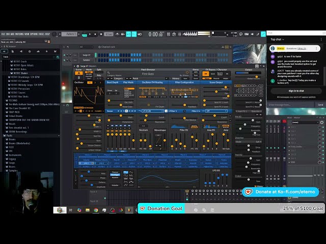 Late night sound design in Surge XT techno vibes in Fl Studio 24 #313