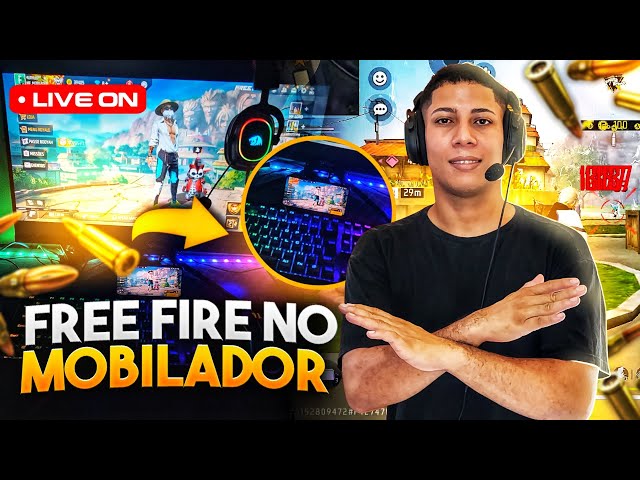 JOGANDO NO MOBILADOR FREE FIRE MURYLLORN SHOTS #EMULADOR #mobilador  #freefireaovivo