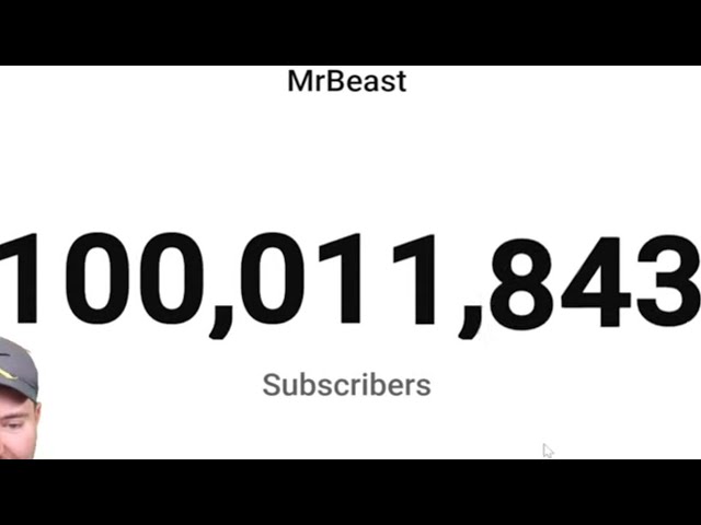 Mrbeast hit 100,000,000 subscribers