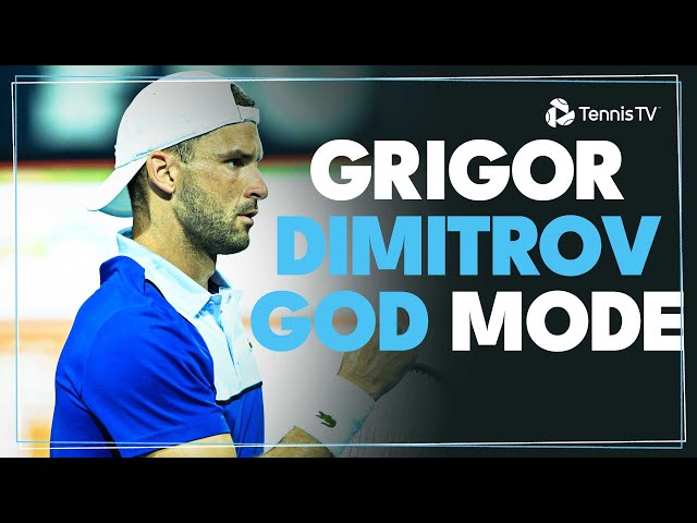 Grigor Dimitrov GOD MODE vs Carlos Alcaraz! | Miami 2024 Highlights