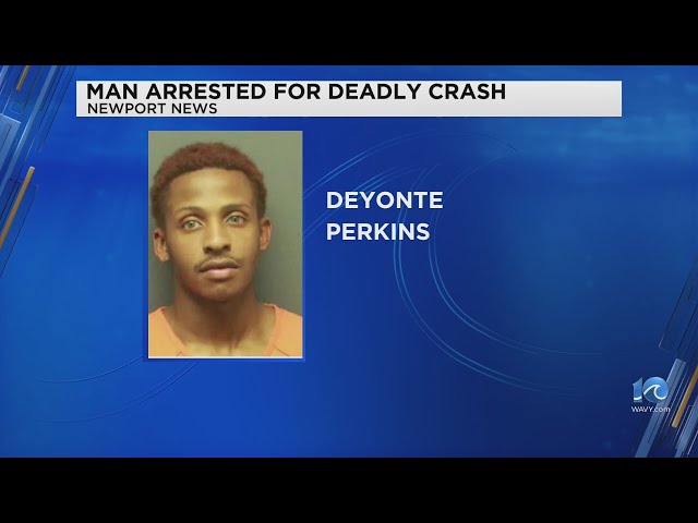 Man arrested following deadly crash in Newport News