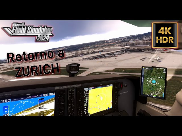 Microsoft Flight Simulator 2024 (Retorno a Zúrich), un espectáculo visual.