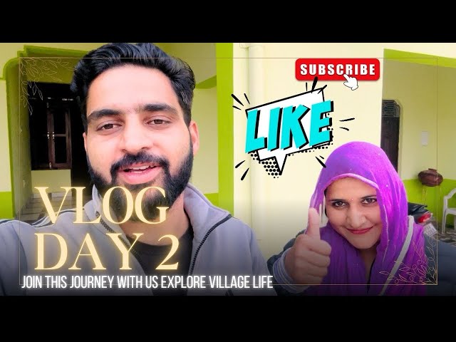 Family Vlog Day 2| Village life Vlog |Laugh with Amit|#vlog #haryanvivlogers #funny #desilifestyle