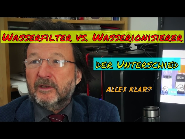 Karl Heinz Asenbaum Unterschied der Funktion Wasserfilter und Wasserionisierer