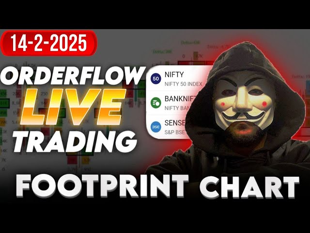 🔴 LIVE: Pro Traders' Order Flow Trading | Learn Nifty Order flow Live | 14th February 2025