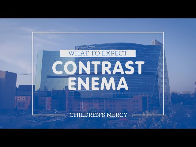 Pediatric contrast enema: what to expect